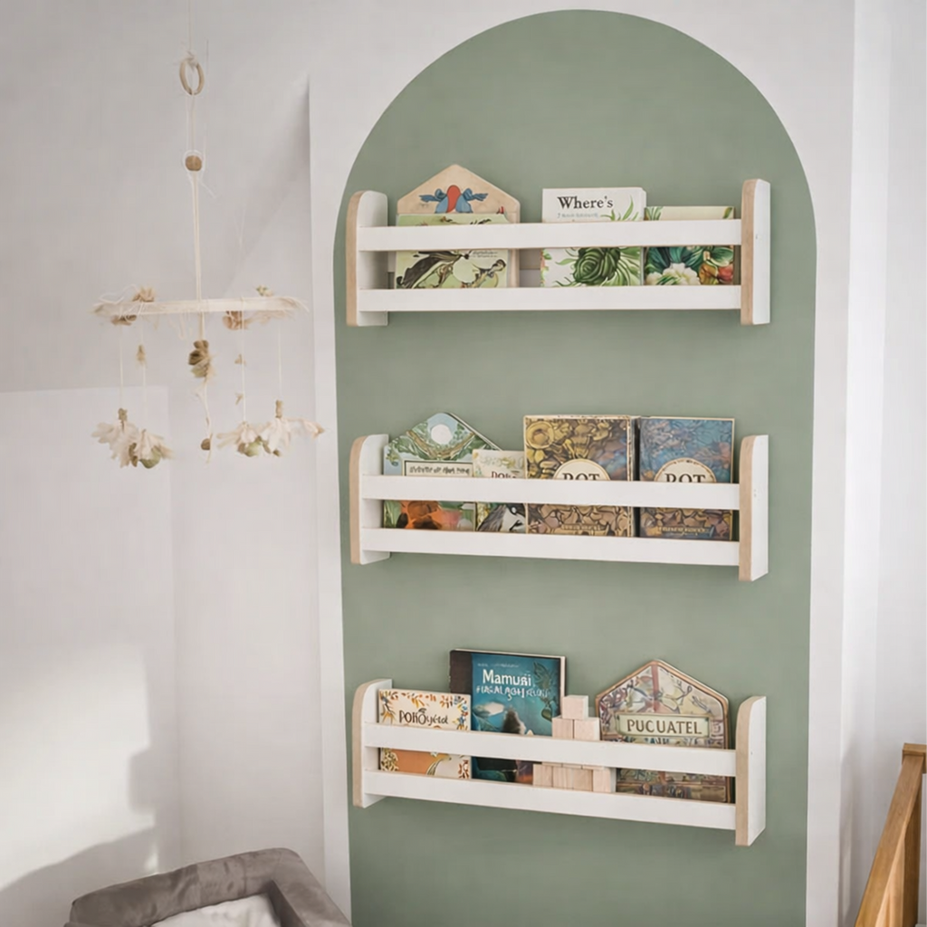MAMOI® KinderBoekenplanken – Set van 3