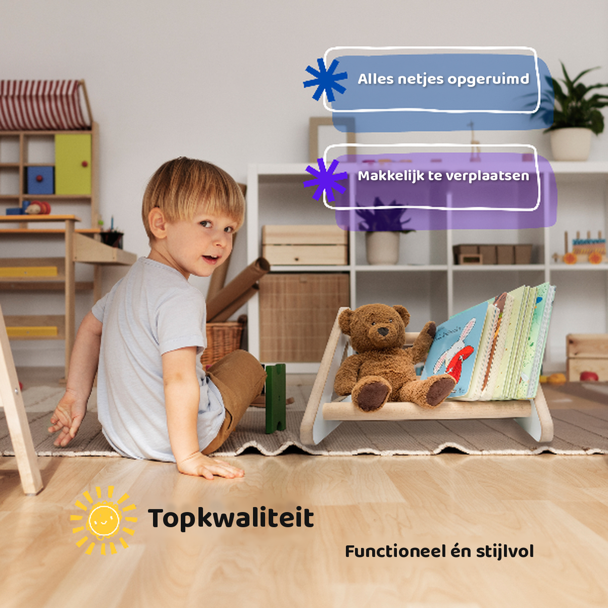 MAMOI® Kinder Boekenbak